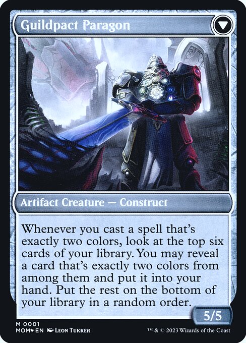 Invasion of Ravnica // Guildpact Paragon 1s, back face