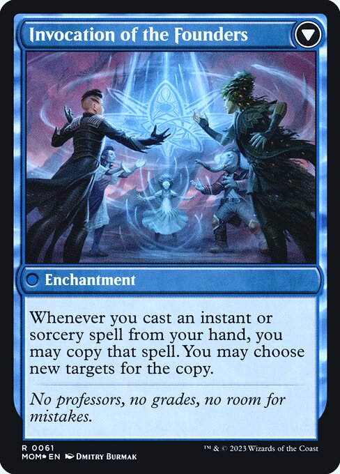 Invasion of Arcavios // Invocation of the Founders 61s, back face