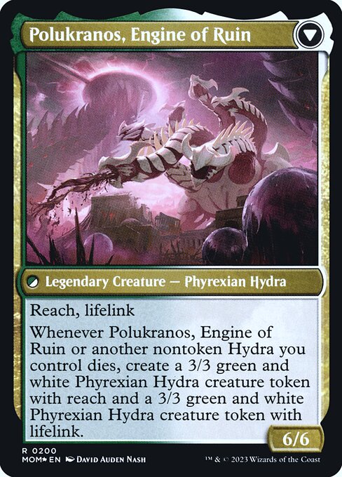 Polukranos Reborn // Polukranos, Engine of Ruin 200s, back face