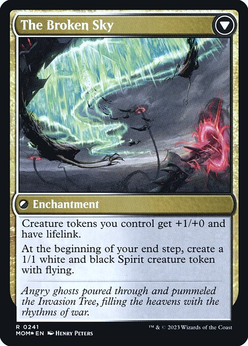 Invasion of Tolvada // The Broken Sky 241s, back face