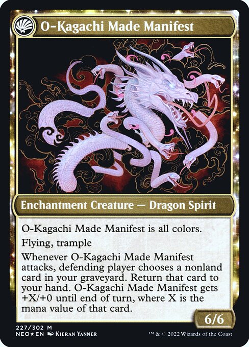 The Kami War // O-Kagachi Made Manifest 227s, back face