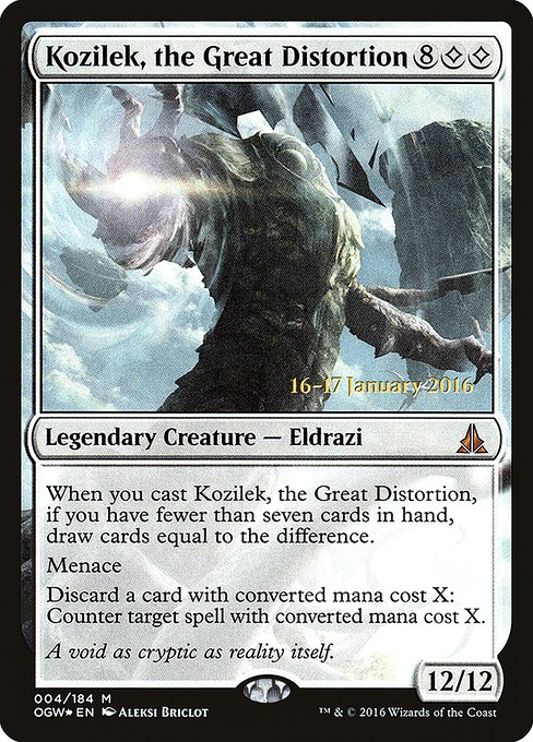 Kozilek, the Great Distortion 4s