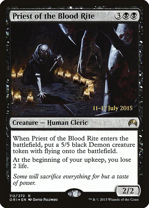 Priest of the Blood Rite 112s