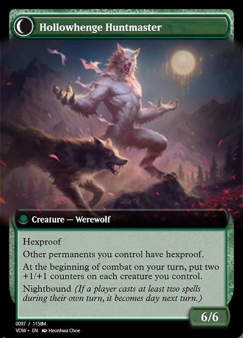 Avabruck Caretaker // Hollowhenge Huntmaster 95433, back face