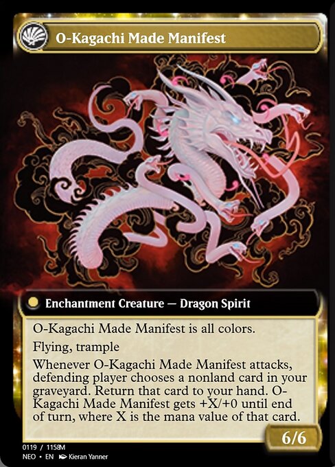 The Kami War // O-Kagachi Made Manifest 98101, back face