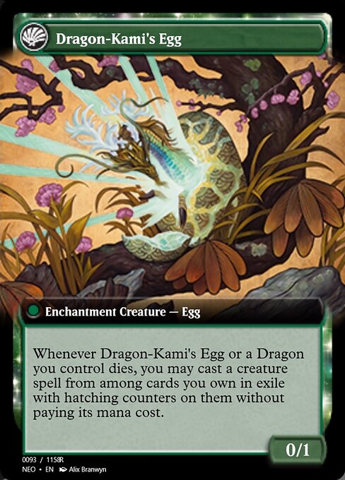The Dragon-Kami Reborn // Dragon-Kami's Egg 98051, back face