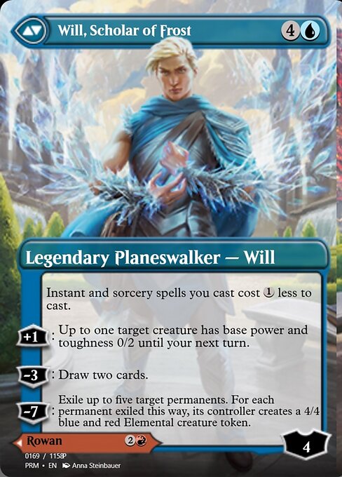 Rowan, Scholar of Sparks // Will, Scholar of Frost 90308, back face