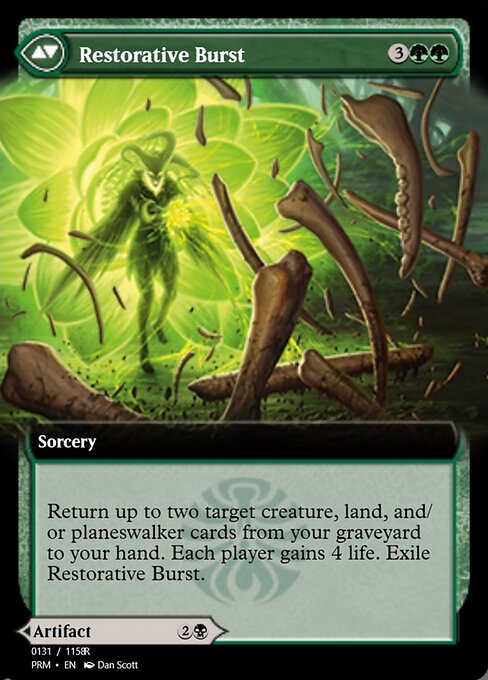 Pestilent Cauldron // Restorative Burst 90232, back face