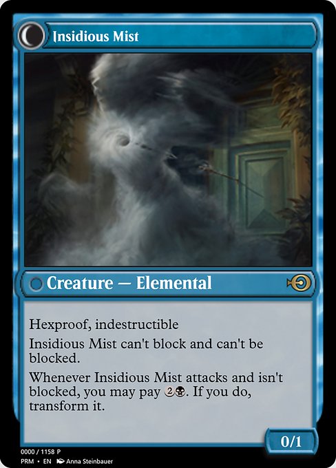 Elusive Tormentor // Insidious Mist 60472, back face