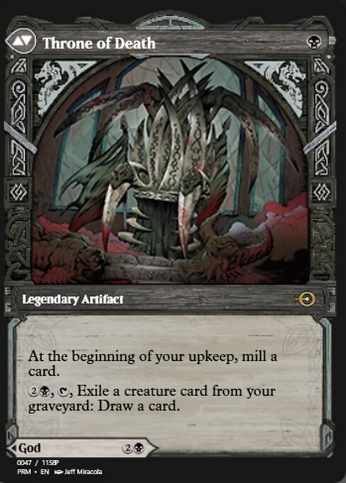 Egon, God of Death // Throne of Death 88288, back face