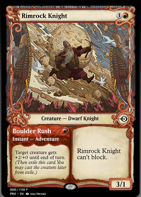 Rimrock Knight // Boulder Rush 78750