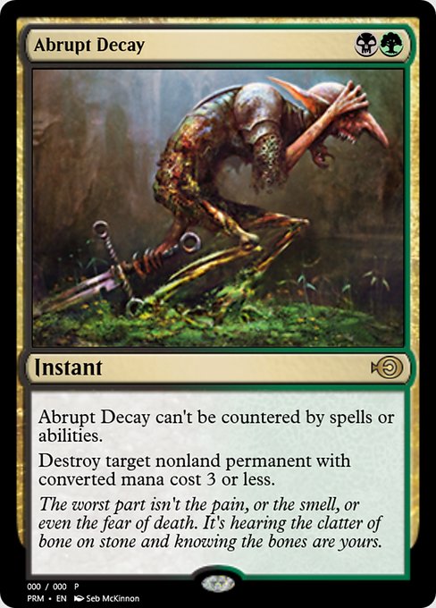 Abrupt Decay 59681