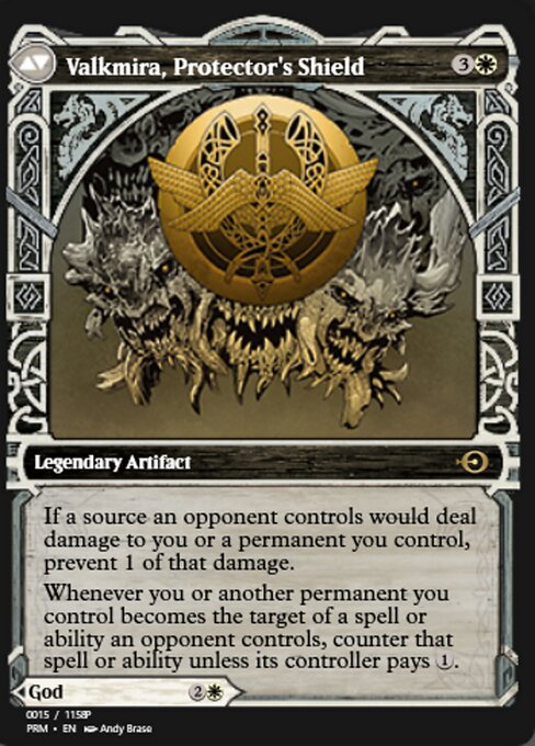 Reidane, God of the Worthy // Valkmira, Protector's Shield 88228, back face