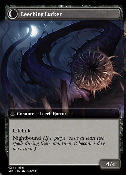 Curse of Leeches // Leeching Lurker 93988, back face