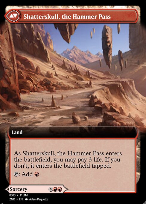 Shatterskull Smashing // Shatterskull, the Hammer Pass 83866, back face