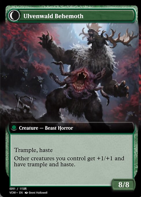 Ulvenwald Oddity // Ulvenwald Behemoth 95421, back face