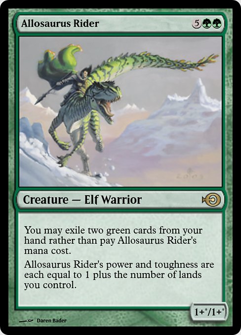 Allosaurus Rider 32033