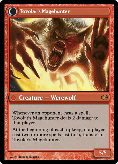 Mondronen Shaman // Tovolar's Magehunter 43507, back face
