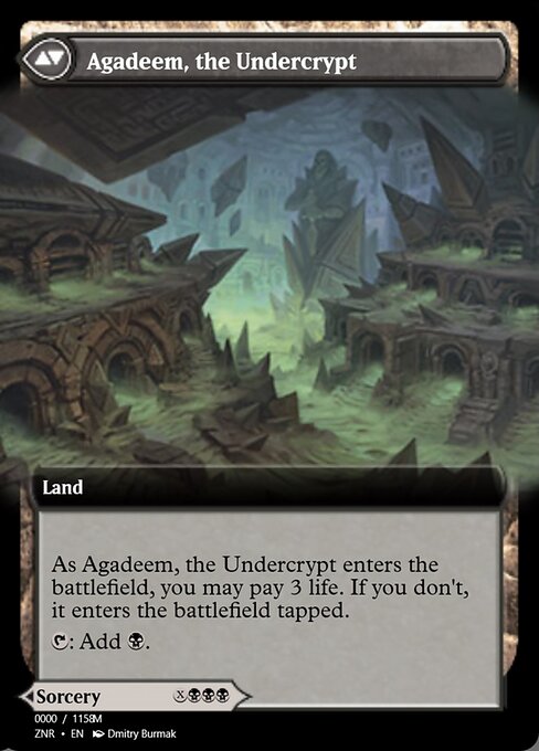 Agadeem's Awakening // Agadeem, the Undercrypt 83864, back face