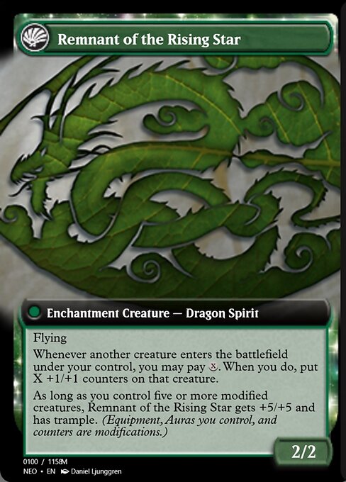 Jugan Defends the Temple // Remnant of the Rising Star 98063, back face