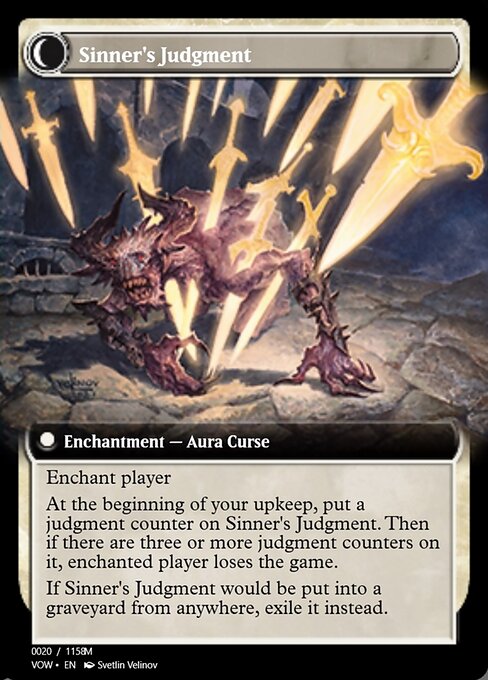 Faithbound Judge // Sinner's Judgment 95279, back face
