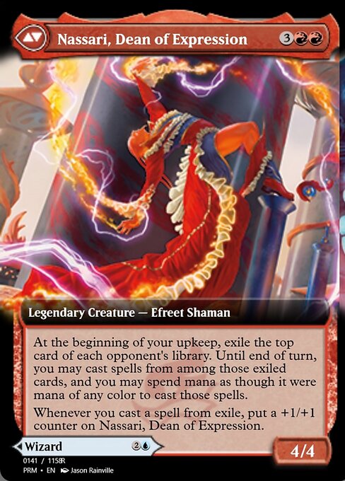 Uvilda, Dean of Perfection // Nassari, Dean of Expression 90252, back face
