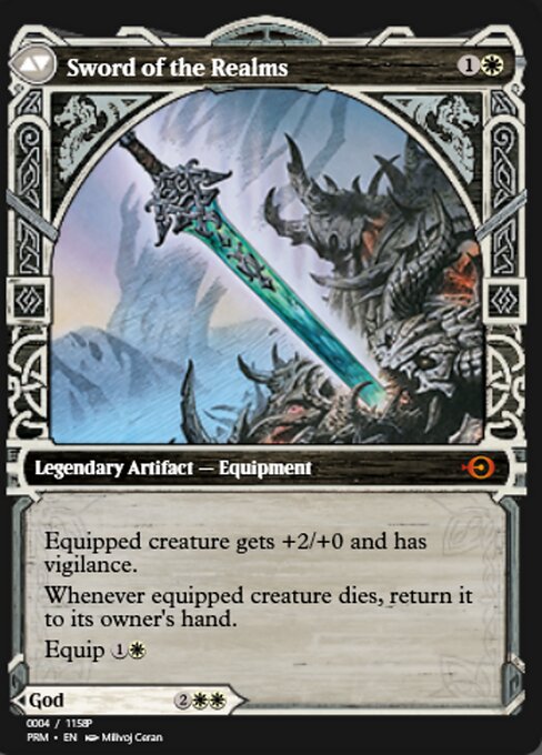 Halvar, God of Battle // Sword of the Realms 88202, back face