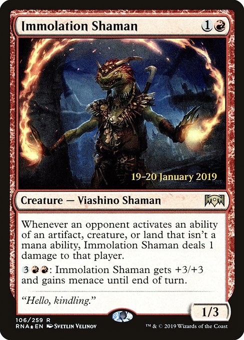 Immolation Shaman 106s