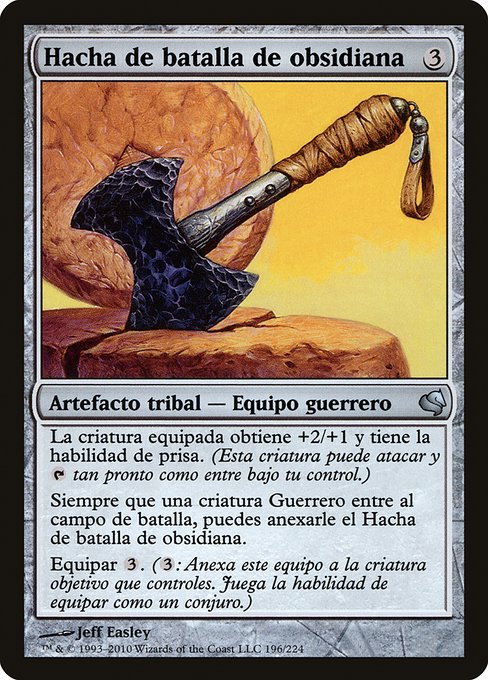 Obsidian Battle-Axe 196