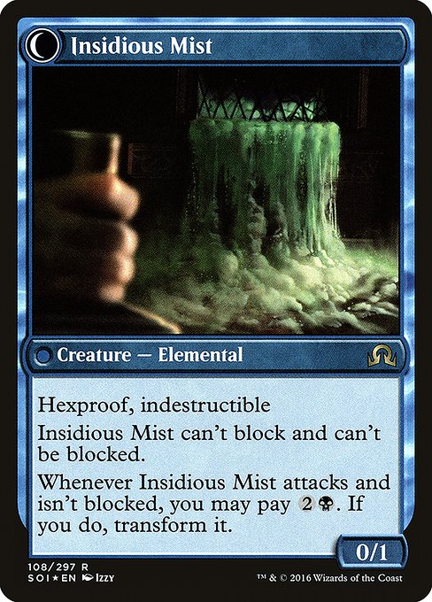 Elusive Tormentor // Insidious Mist 108s, back face