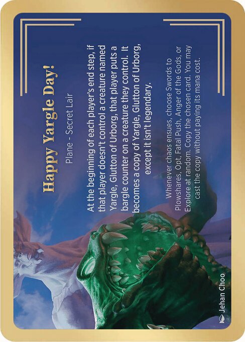 Happy Yargle Day! 4