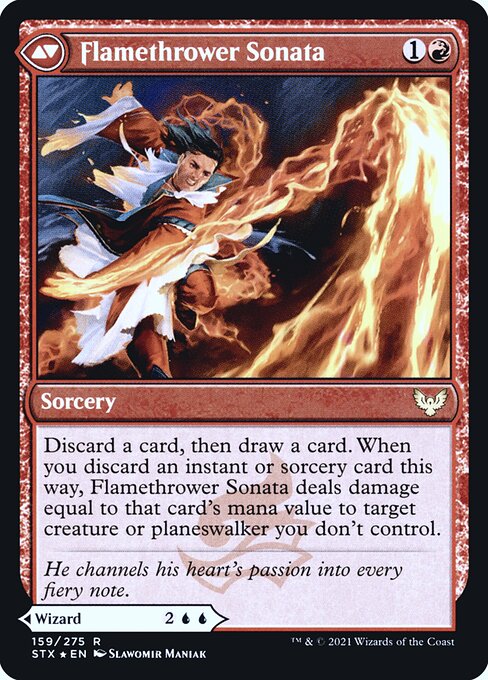Torrent Sculptor // Flamethrower Sonata 159s, back face