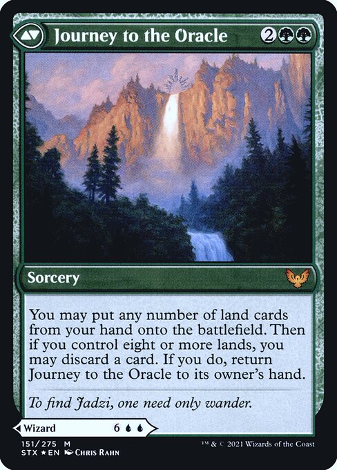 Jadzi, Oracle of Arcavios // Journey to the Oracle 151s, back face