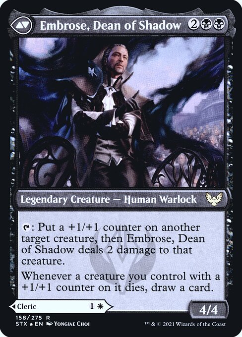 Shaile, Dean of Radiance // Embrose, Dean of Shadow 158s, back face