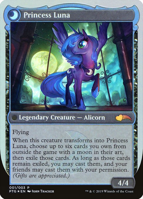Nightmare Moon // Princess Luna 1, back face