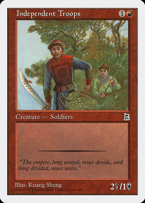Independent Troops 114