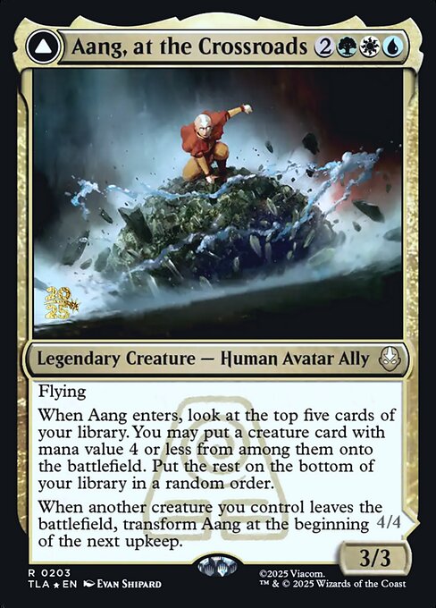 Aang, at the Crossroads // Aang, Destined Savior 203s