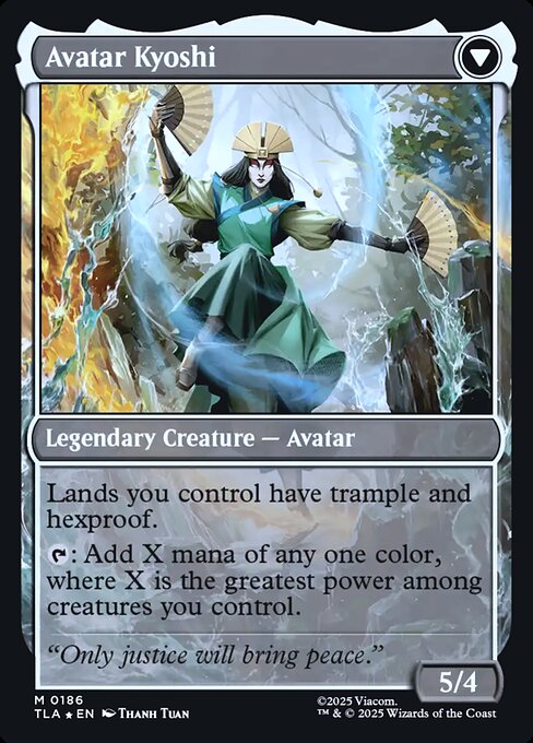 The Legend of Kyoshi // Avatar Kyoshi 186s, back face