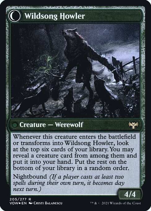 Howlpack Piper // Wildsong Howler 205s, back face