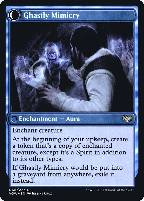 Mirrorhall Mimic // Ghastly Mimicry 68s, back face