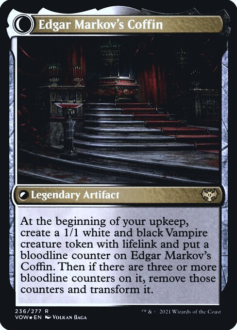 Edgar, Charmed Groom // Edgar Markov's Coffin 236s, back face