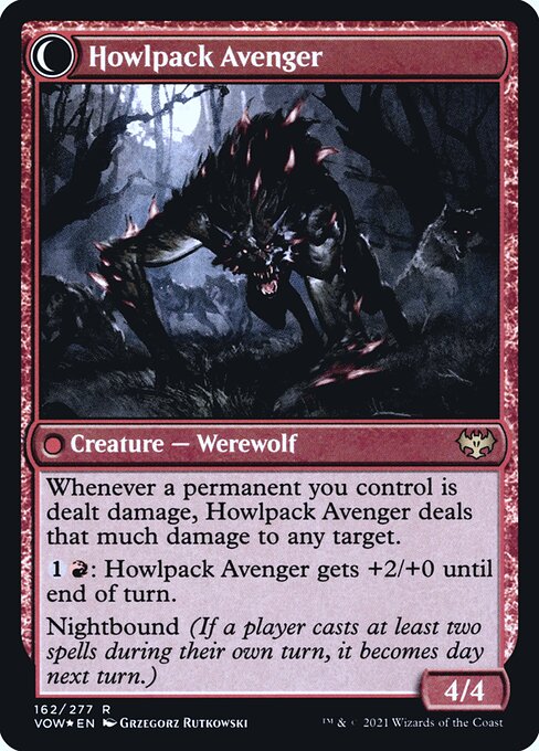Ill-Tempered Loner // Howlpack Avenger 162s, back face