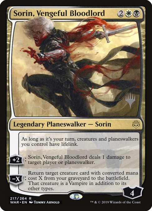 Sorin, Vengeful Bloodlord 217p