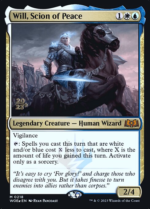 Will, Scion of Peace 218s