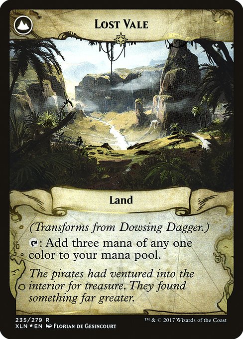 Dowsing Dagger // Lost Vale 235s, back face