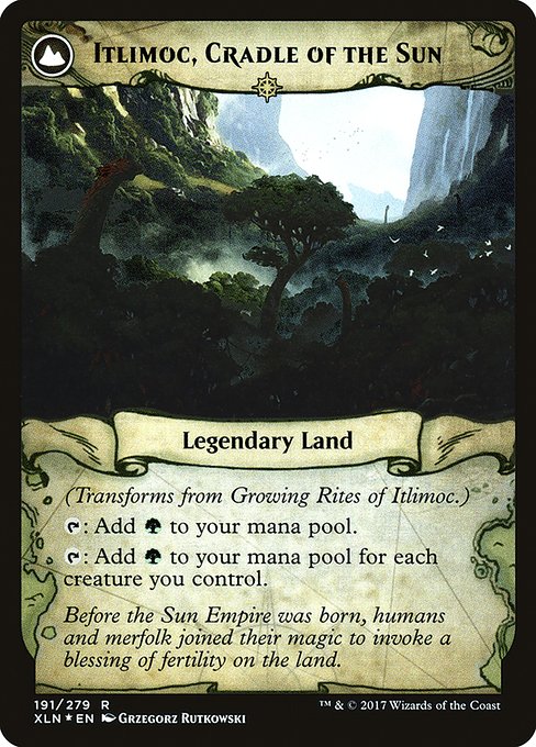 Growing Rites of Itlimoc // Itlimoc, Cradle of the Sun 191s, back face