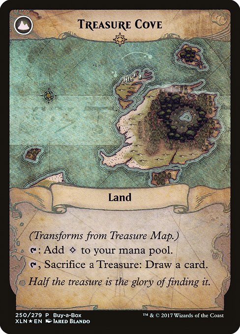 Treasure Map // Treasure Cove 250, back face