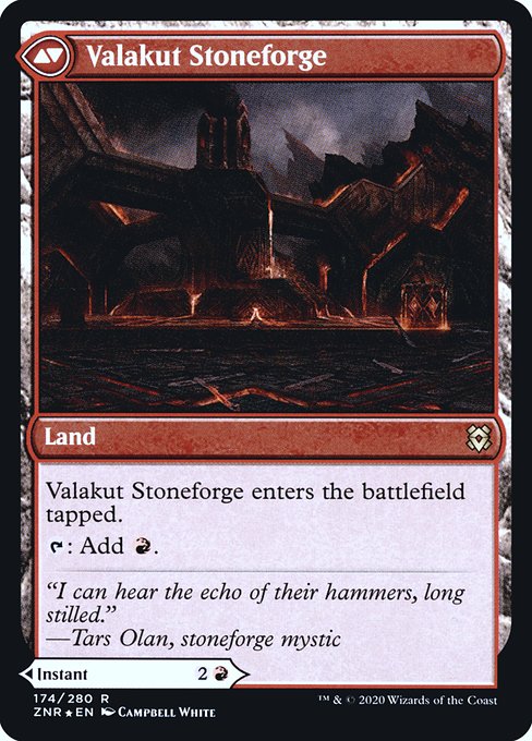 Valakut Awakening // Valakut Stoneforge 174s, back face