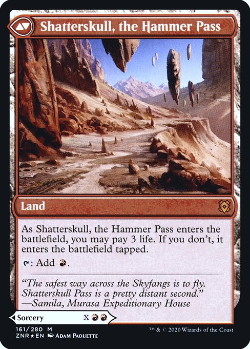 Shatterskull Smashing // Shatterskull, the Hammer Pass 161s, back face