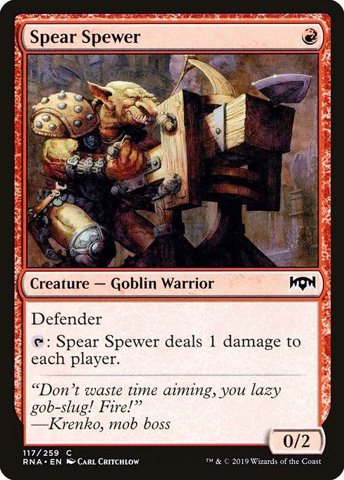 Spear Spewer 117